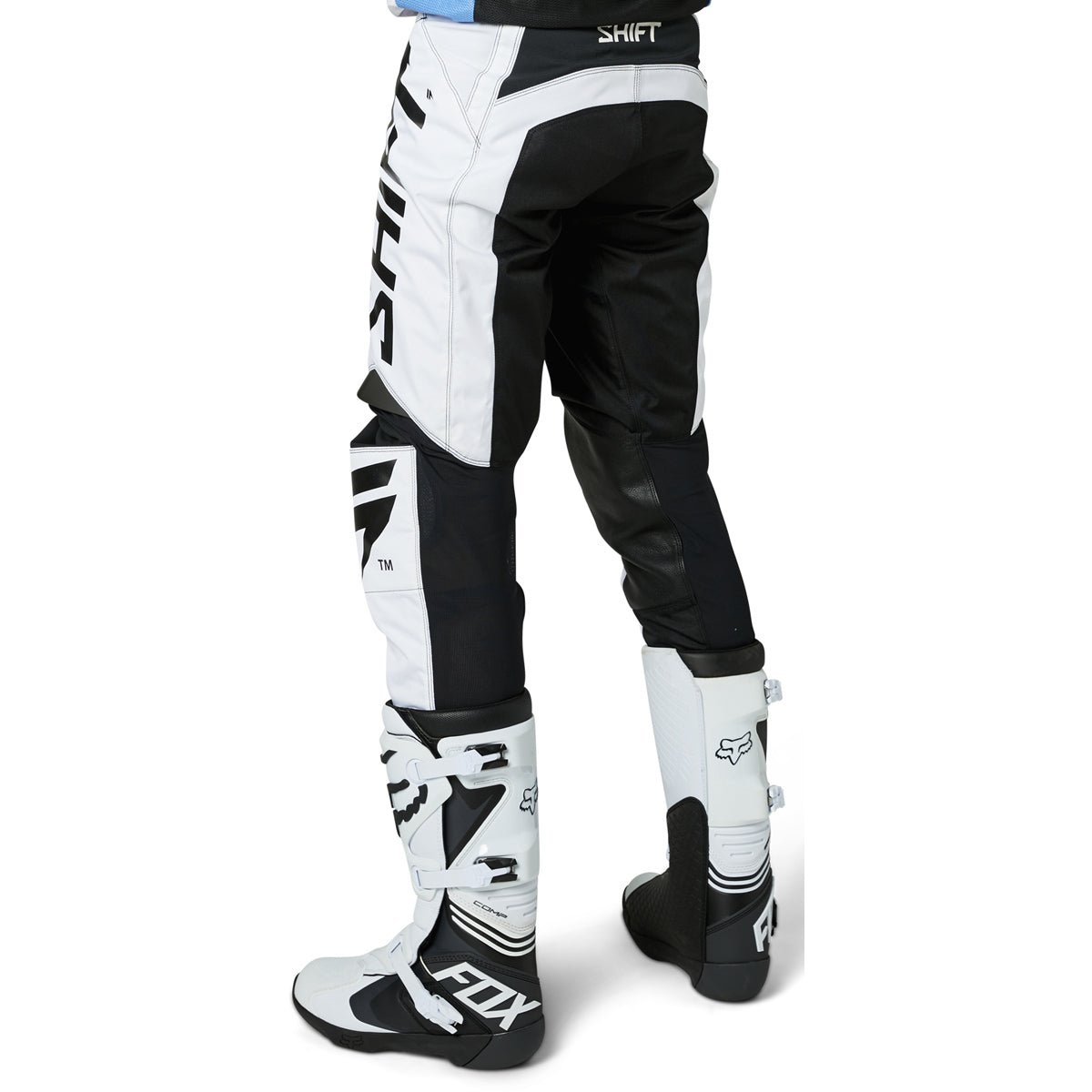 White Label Trac Pant White/Black