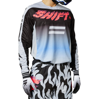 White Label Flame Jersey Grey/Pink image 1