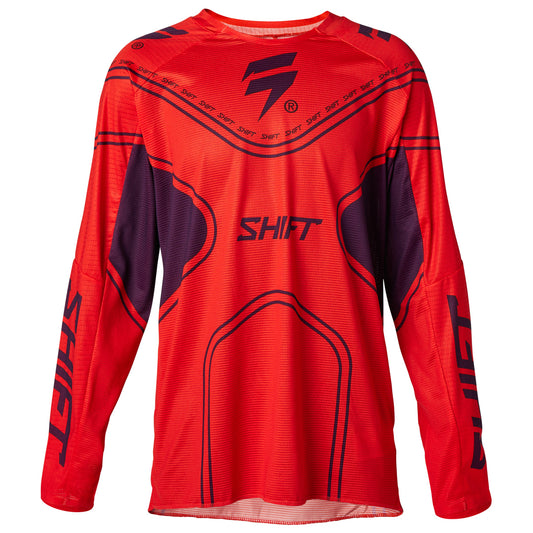 Youth Black Label Jersey - Qwik Flo Red