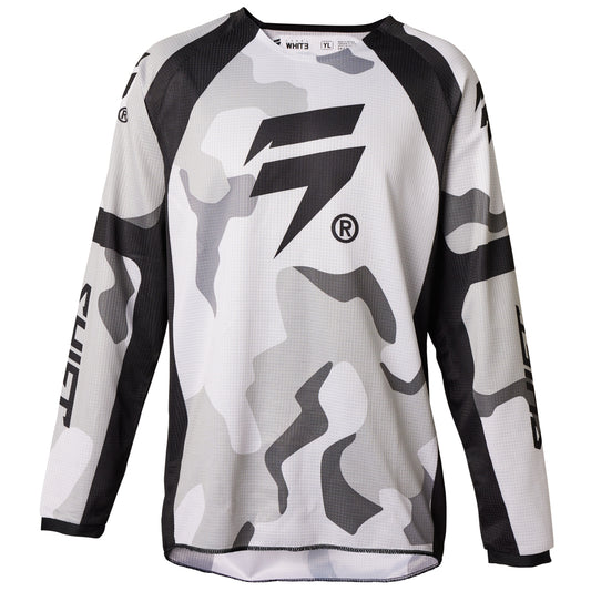 Youth White Label Jersey-Posn Camo White Camo
