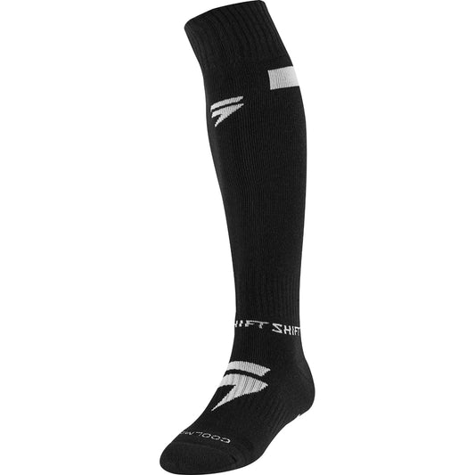 White Label Sock Black