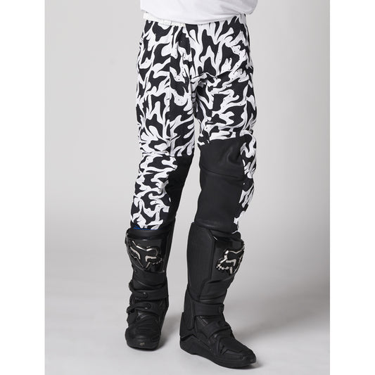 Blue Label Flame Pant WHT/BLK