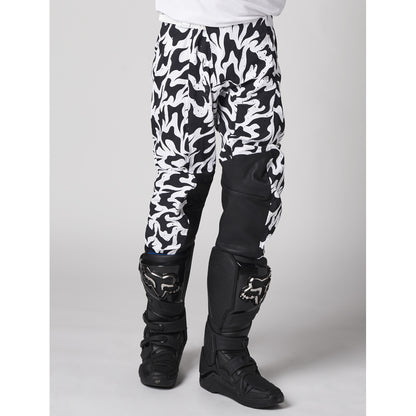 Blue Label Flame Pant White/Black