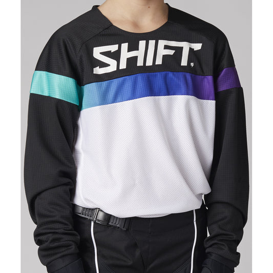 Youth White Label Ultra Jersey White/Ultra Violet