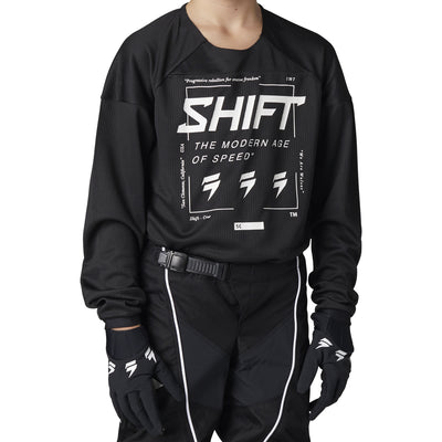 Youth White Label Bliss Jersey Black/White image 1