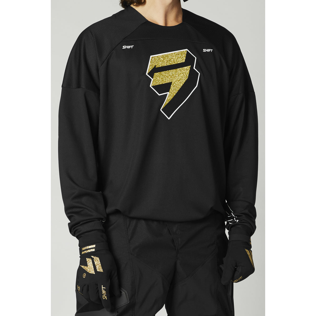 White Label Flak Jersey Black/Gold