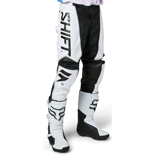 White Label Trac Pant White/Black