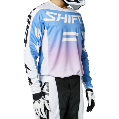 White Label Fade Jersey Acid Blu image 1