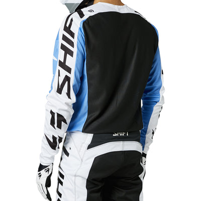 White Label Fade Jersey Acid Blu image 2