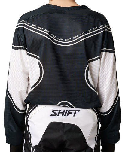 Youth Black Label Jersey - Qwik Black/White